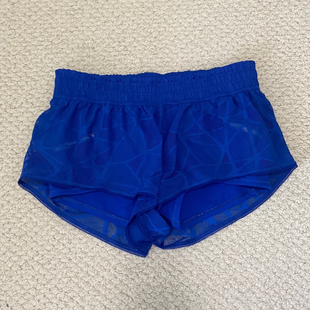 Lululemon City Sky Run By Blue Shorts